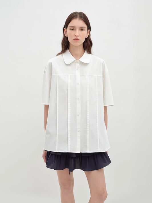 "Sea Salt & Sugar" cotton short-sleeved shirt