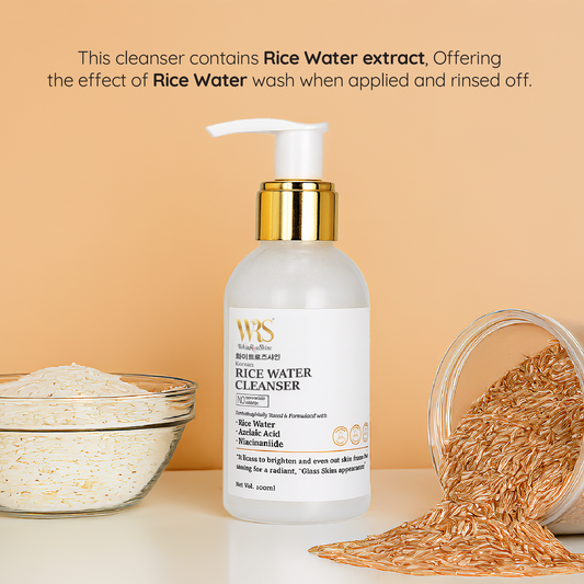WRS Rice Water Cleanser + Snail Mucin Serum Combo