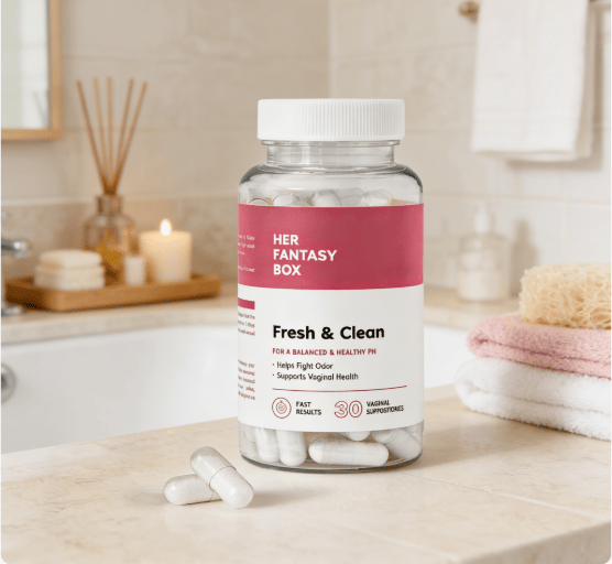 Her Fantasy Box Fresh & Clean Boric Acid Vaginal Suppositories | 30