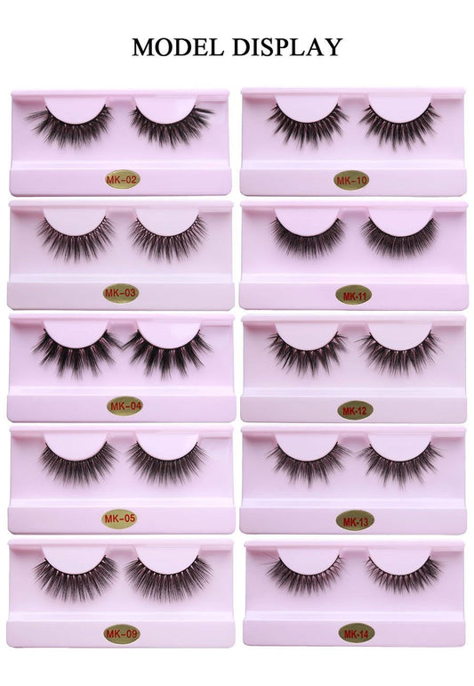 Mink Lashes Wholesale Luxury Dramatic Cruelty 3D Eyelashes Set Faux