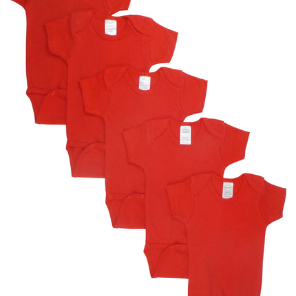 Red Bodysuit Onezies (Pack of 5)