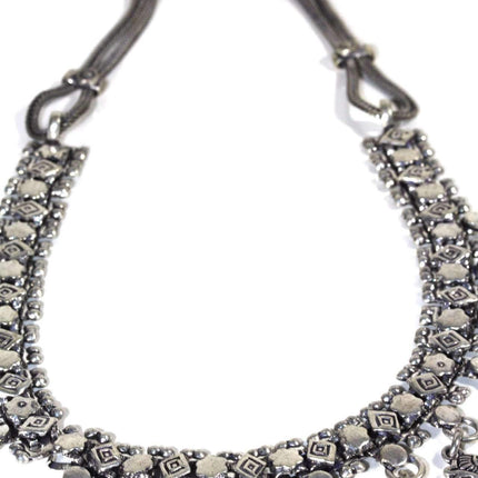 Fish Charms Tribal Choker Necklace