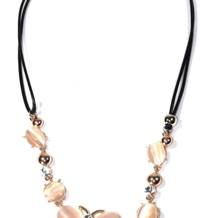 Elegant Butterfly Trio Necklace