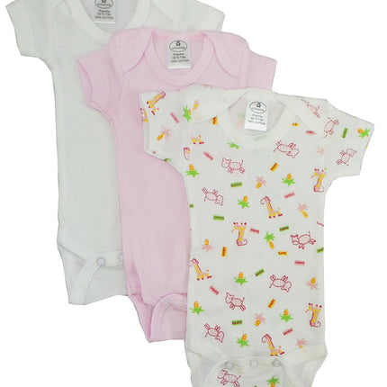Preemie Girls Printed Short Sleeve Variety Pack