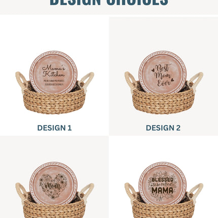 Bread Warmer & Basket - Mom Round