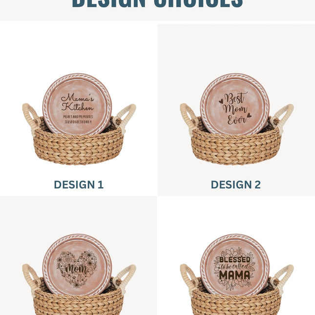 Bread Warmer & Basket - Mom Round