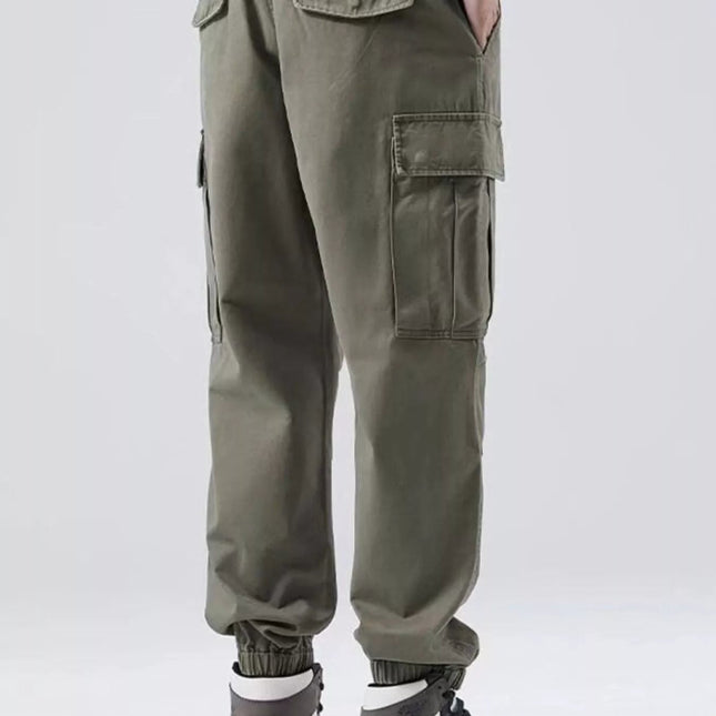 Men's Plus Size Relaxed Fit Cargo Joggers