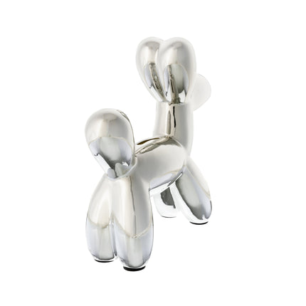 Balloon Dog Bank Silver