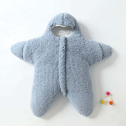 Comfortable Baby Starfish Lamb Velvet Sleeping Bag