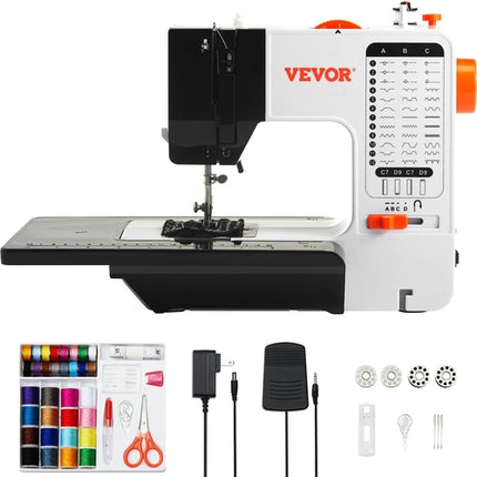 Sewing Machine, Portable Sewing Machine For Beginners With 38 Built-in