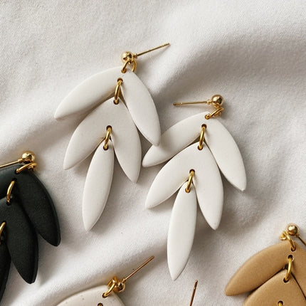 Dahlia | The Timeless Collection | Handmade Polymer Clay Earrings