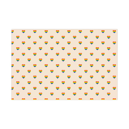 Pride Heart Wrapping Paper | Pride