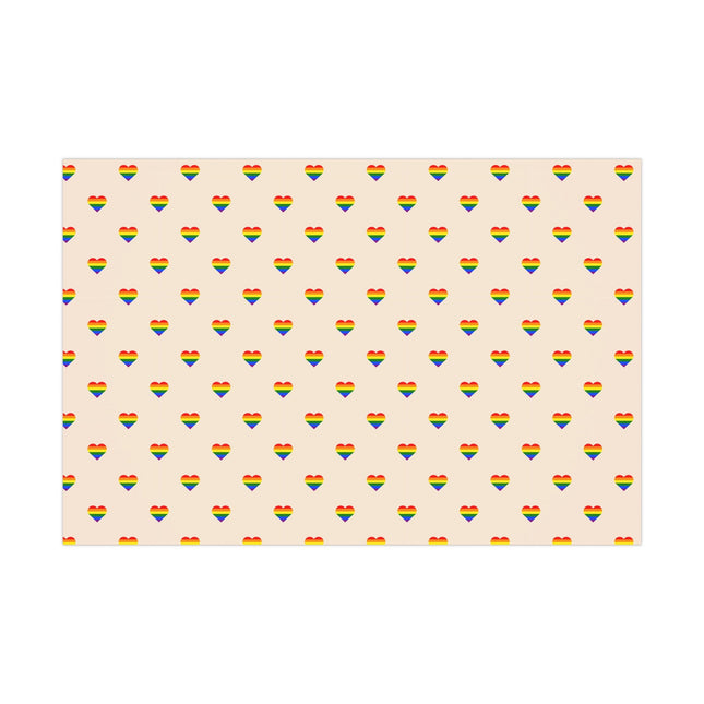 Pride Heart Wrapping Paper | Pride