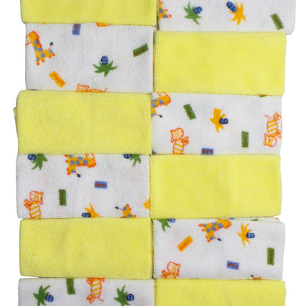 Twelve Piece Wash Cloth Set
