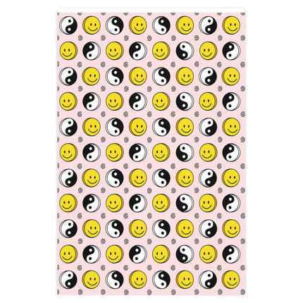 Yin Yang & Smiley Wrapping Paper