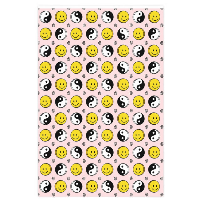 Yin Yang & Smiley Wrapping Paper