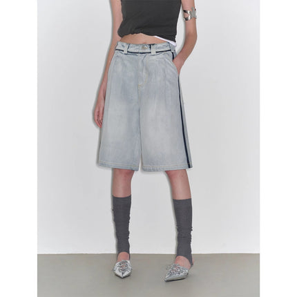 “Unruly Sonata” Neutral Style Loose Feeling Imported Washed Mid Rise