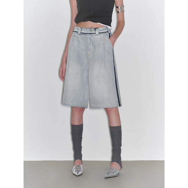 “Unruly Sonata” Neutral Style Loose Feeling Imported Washed Mid Rise