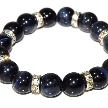 Agate & Pave Charms Yoga Bracelet