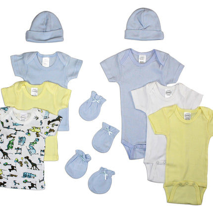 Newborn Baby Boys 10 Pc Layette Baby Shower Gift