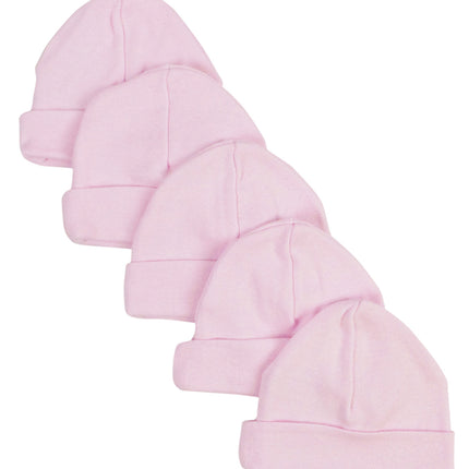 Pink Baby Cap (Pack of 5)