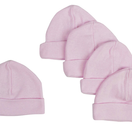 Pink Baby Cap (Pack of 5)