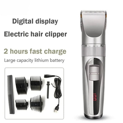 Professional Barber Hair Clipper Electric Shave Razor Finish Cutting