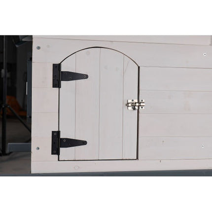 53-inch Double-tier Wooden Outdoor Indoor Waterproof Chicken Coop And