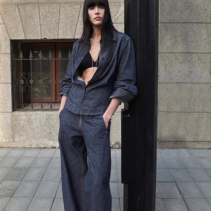 Refreshing breathable twill linen deconstructed silhouette old money