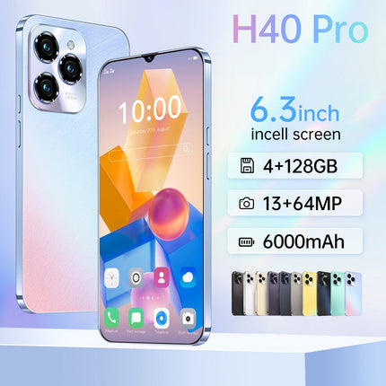 6.3inch HOT40 Unlocked Phone Dual SIM 4G Phone, Android Smartphone 4GB