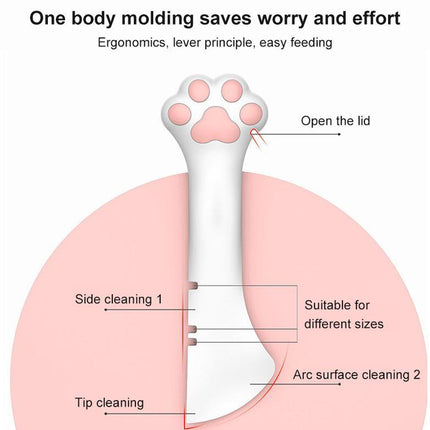 Pet Canned Spoon Jar Opener Puppy FeedingMixing Wet Dry Cat Dog