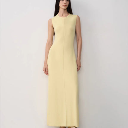 Fireladyfur Women's Merino Wool Knit Dress"Island Letters"