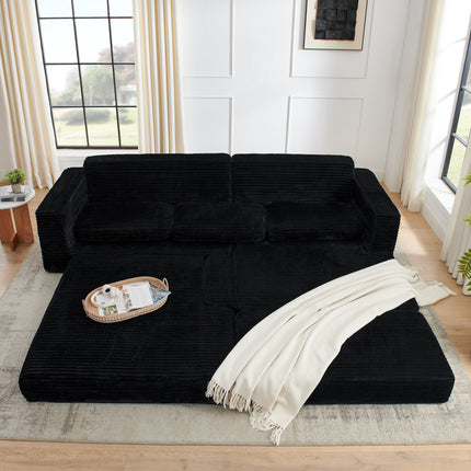 Right Sofa Seat,L Shape Modular Sectional Sofa, Compressed Sectional