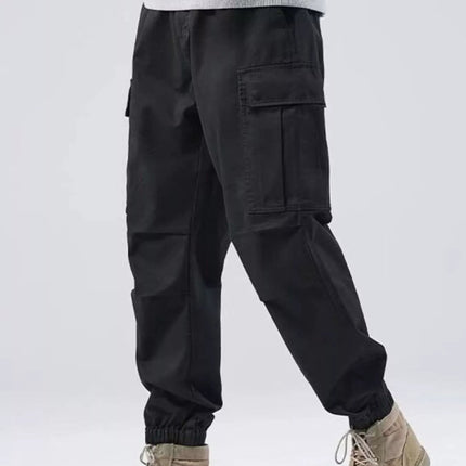 Men's Plus Size Relaxed Fit Cargo Joggers