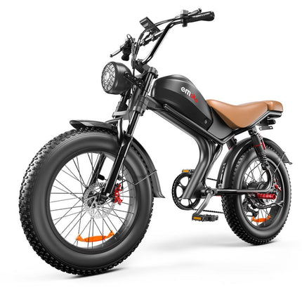 eMoto C93™ – 20" Retro-Style Electric Bike 1000W | 48V 20Ah Battery