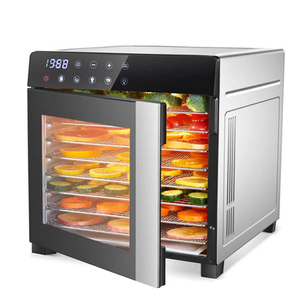 Food Dehydrator Machine 25QT, 8 Trays Stainless Steel Dehydrator