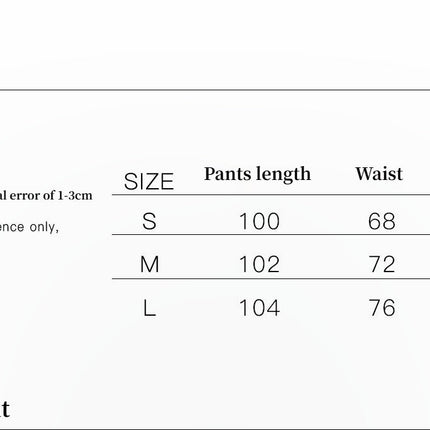 "Leisure Moments" classic low-waisted loose casual straight pants