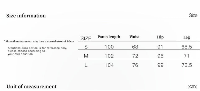 "Leisure Moments" classic low-waisted loose casual straight pants