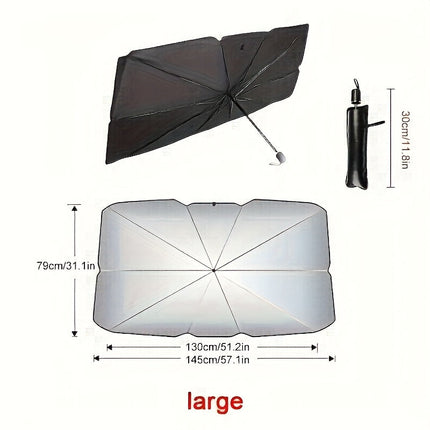 UPF50-Sunshade-UPF50- Compact Roll-Up Sunshade For Front Window - Heat