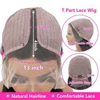 13x1 T-part Bob Wig / 150% Density / 10 inch