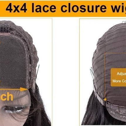 13x1x4 Deep Wave 13x1x6 T part Lace Transparent Human Hair Wigs 180% D