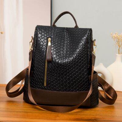 Stylish PU Leather Backpack for Everyday Adventures