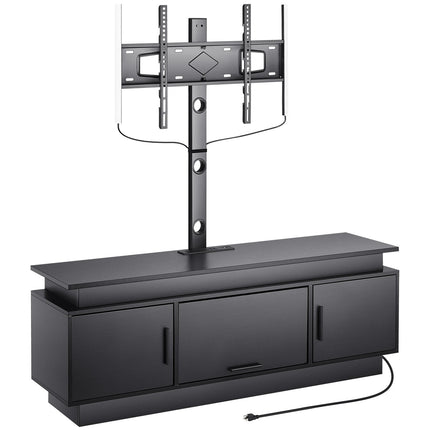 60" TV Stand With Mount For Up To 75 In TVs, Entertainment Center With