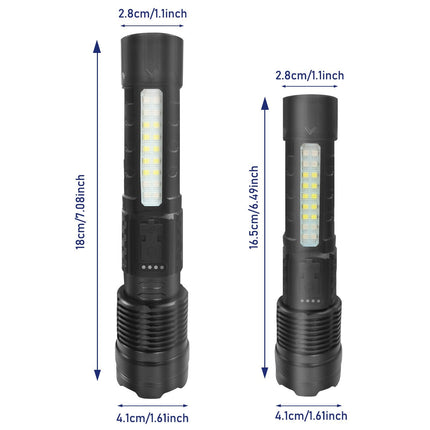 Rechargeable LED Flashlight Tactical Torch Police Super Bright Work