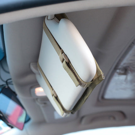 Tactical Vehicle Sun Visor Organizer Panel CD Storage Bag