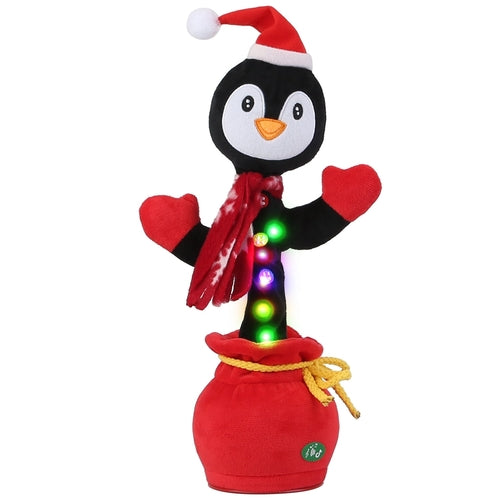 1Pc Penguin Or Elk Kid Electric Dance Toy Christmas Elk Snowman Senior