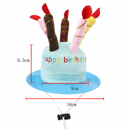 Christmas Funny Hat Cap Pet Dress Simulation Toy Halloween Party