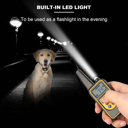 1Pc Dog Training Collar With Remote  IP67 Waterproof Pet Trainer