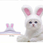 M / White bunny hat
