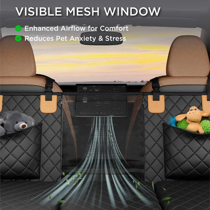 Made4Pets Pet Dog Car Back Seat Cover Back Seat Extension Pad Can Bear